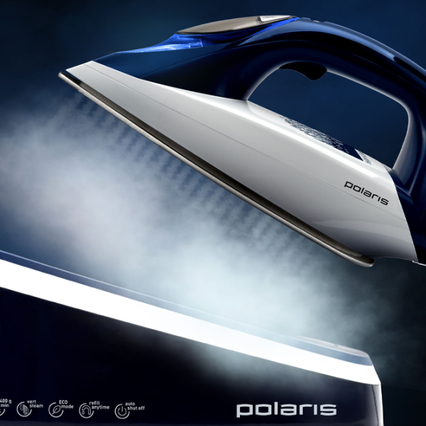Fier de călcat Polaris PSS6501K Cu generator de aburi/ 3000 W/ Blue photo 4