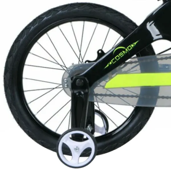 Велосипед Forward Cosmo 14" 10" Сталь/ Черный Зелёный photo 2