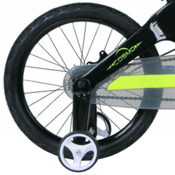 Велосипед Forward Cosmo 14" 10" Сталь/ Черный Зелёный photo 2