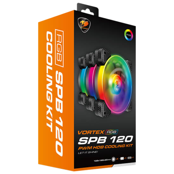 Cooler Cougar VORTEX RGB SPB 120 Hidrodinamic/ 1500 rpm photo 5