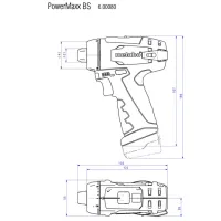 Дрель-шуруповерт Metabo PowerMaxx BS Basic (600080880) 360 об/мин photo 8