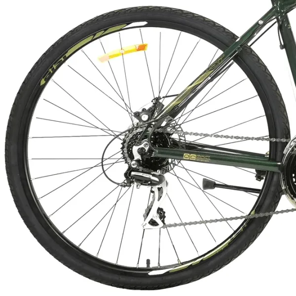 Bicicletă Aist Cross 28" 18" Aluminiu/ Green Light photo 2