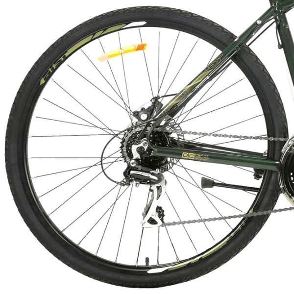 Bicicletă Aist Cross 28" 18" Aluminiu/ Green Light photo 2