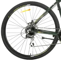 Велосипед Aist Cross 28" 18" Алюминий/ Зелёный Светлый photo 2