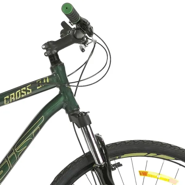 Bicicletă Aist Cross 28" 18" Aluminiu/ Green Light photo 4