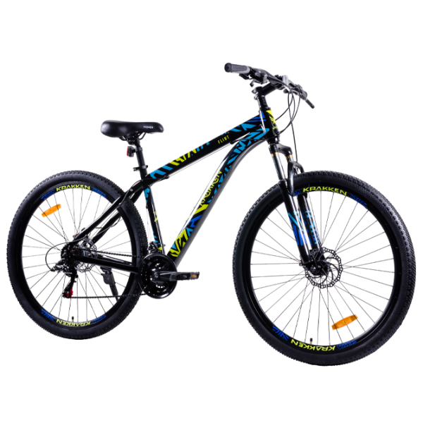 Велосипед Krakken Flint 29" 20" Сталь / Черный Синий photo 2