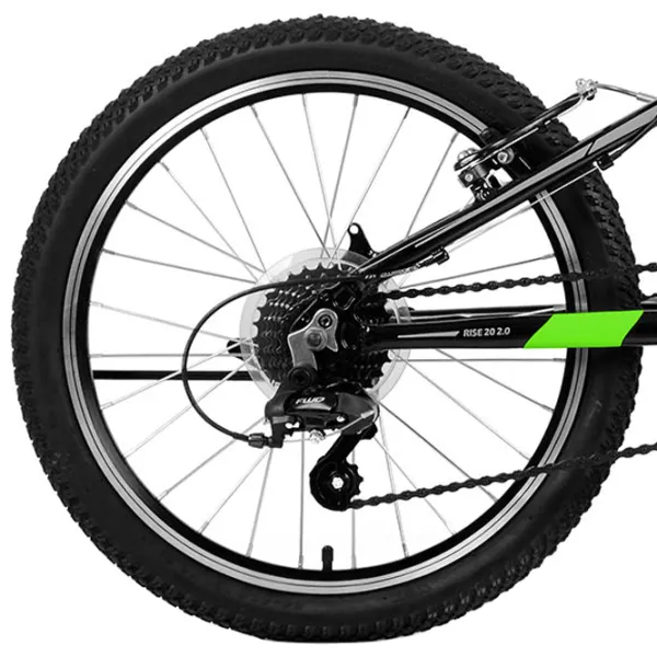 Bicicletă Forward Rise 20" 10.5" Munte/ Black Green photo 2 Bicicletă Forward Rise 20" 10.5" Munte/ Black Green photo 2