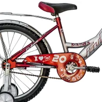 Bicicletă Fulger Panda 20" 11.6" Oțel/ Red Silver photo 3