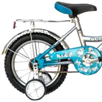 Bicicletă Fulger Puppy 14" 9.1'' Oțel/ Blue Silver photo 2