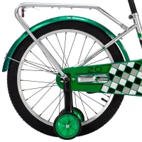 Bicicletă Fulger Iron 20" 10.5" Oțel/ Green Silver photo 2