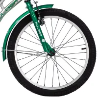 Bicicletă Fulger Iron 20" 10.5" Oțel/ Green Silver photo 5