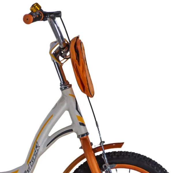 Велосипед Fulger Urban 16" Сталь/ Белый Желтый photo 4 Велосипед Fulger Urban 16" Сталь/ Белый Желтый photo 4