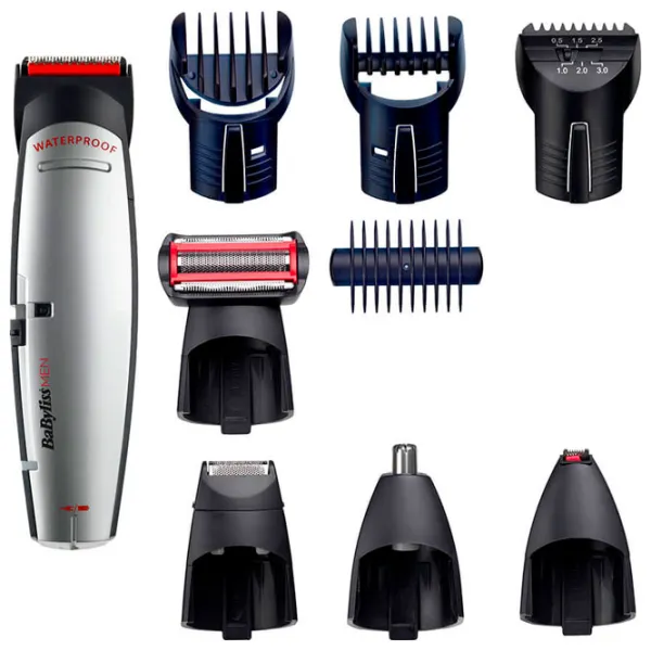 Trimmer facial Babyliss E837E Silver photo 3