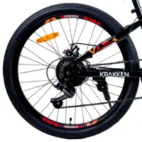 Bicicletă Krakken Bones 24" 12" Oțel/ Black Orange photo 3