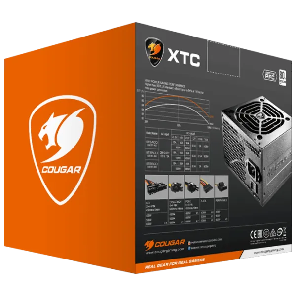 Блок питания Cougar XTC500 500 Вт photo 8