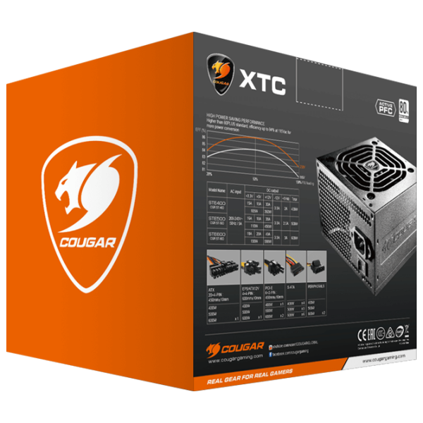 Блок питания Cougar XTC500 500 Вт photo 8