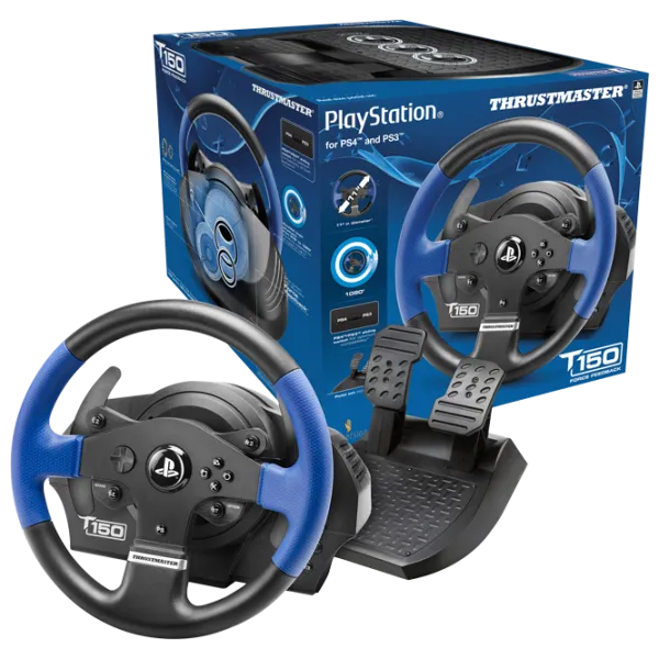 Volan Thrustmaster T150 Cu fir / 14 buttons / Black photo 3