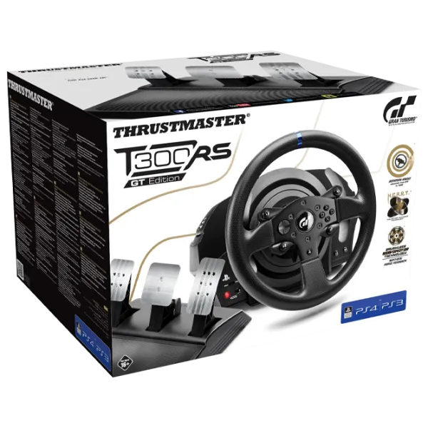 Volan Thrustmaster T300RS GT Edition Cu fir / buttons / Black photo 3