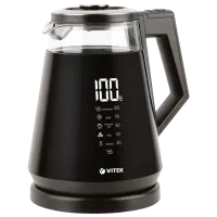 Электрочайник Vitek VT-7063 1.7л / Закрытый / Черный photo 2