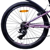 Bicicletă Aist Rosy Junior 24" 24" Oțel/ Violet White photo 2