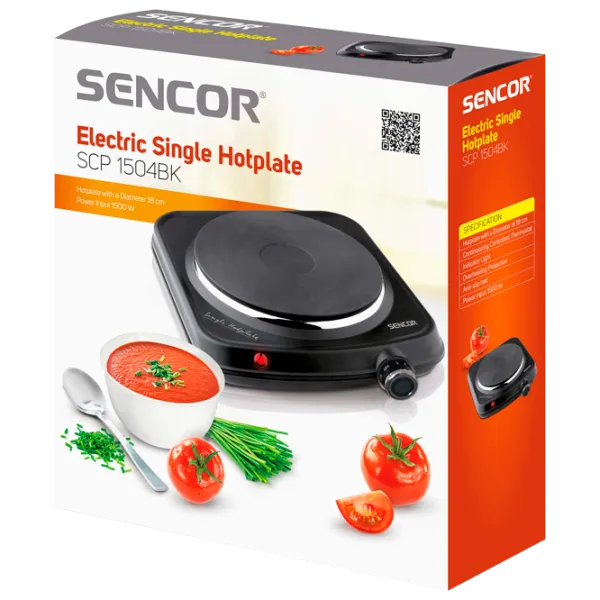 Plită de masă Sencor SCP 1504BK-EUE3 Black photo 7