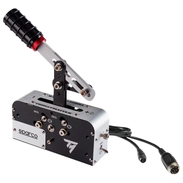 Frână de mână Thrustmaster TSS Handbrake Cu fir/ buttons/ Silver photo 3