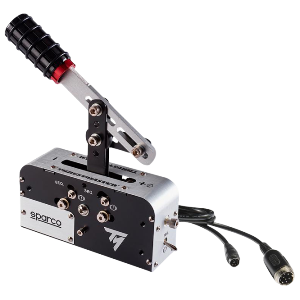 Frână de mână Thrustmaster TSS Handbrake Cu fir/ buttons/ Silver photo 3