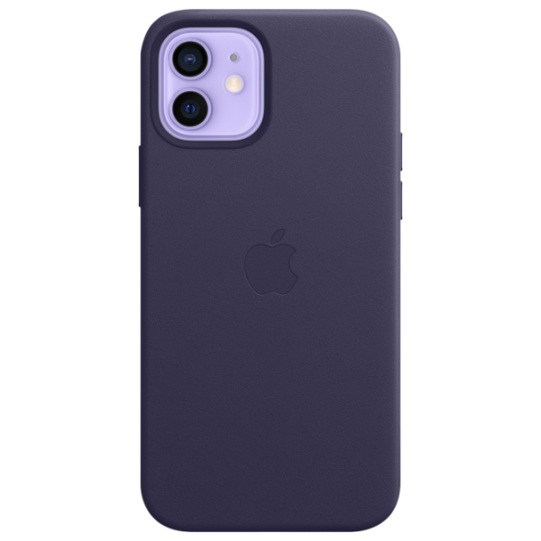 Husă pentru smartphone Apple iPhone 12/ 12 Pro Apple/ Back/ Piele/ Deep Purple photo 2 Husă pentru smartphone Apple iPhone 12/ 12 Pro Apple/ Back/ Piele/ Deep Purple photo 2