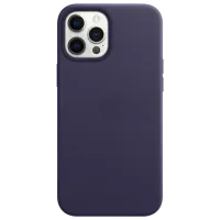 Husă pentru smartphone Apple iPhone 12 Pro Max Apple/ Back/ Piele/ Deep Purple photo 2
