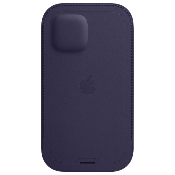 Чехол для смартфона Apple iPhone 12/ 12 Pro Apple/ MagSafe/ Кожа/ Deep Пурпурный photo 2 Чехол для смартфона Apple iPhone 12/ 12 Pro Apple/ MagSafe/ Кожа/ Deep Пурпурный photo 2
