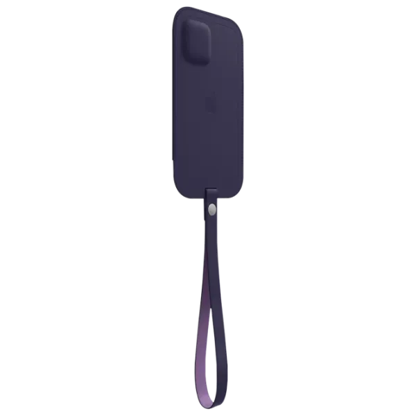 Чехол для смартфона Apple iPhone 12/ 12 Pro Apple/ MagSafe/ Кожа/ Deep Пурпурный photo 4 Чехол для смартфона Apple iPhone 12/ 12 Pro Apple/ MagSafe/ Кожа/ Deep Пурпурный photo 4