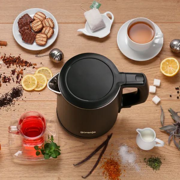 Электрочайник Gorenje K15DWB 1.5л / Скрытый / Черный photo 6