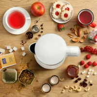 Электрочайник Gorenje K15DWW 1.5л / Скрытый / Белый photo 7