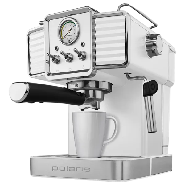 Espressor Polaris PCM1538E Рожковая / 1.5 л / Белый photo 2