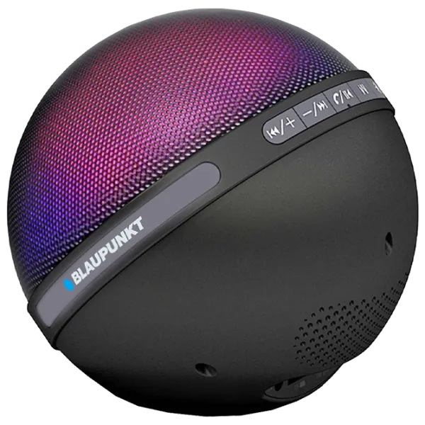 Boxă portabilă Blaupunkt BT08LED 5 W/ Black photo 2