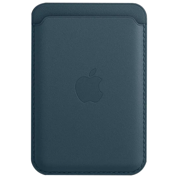 Husă Portmoneu Apple iPhone 12 - 14 All Apple/ MagSafe Back/ Piele/ Baltic Blue photo 2 Husă Portmoneu Apple iPhone 12 - 14 All Apple/ MagSafe Back/ Piele/ Baltic Blue photo 2
