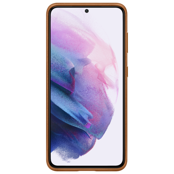 Чехол для смартфона Samsung Galaxy S21 Samsung/ Back/ Кожа/ Коричневый photo 3