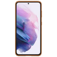 Чехол для смартфона Samsung Galaxy S21 Samsung/ Back/ Кожа/ Коричневый photo 3