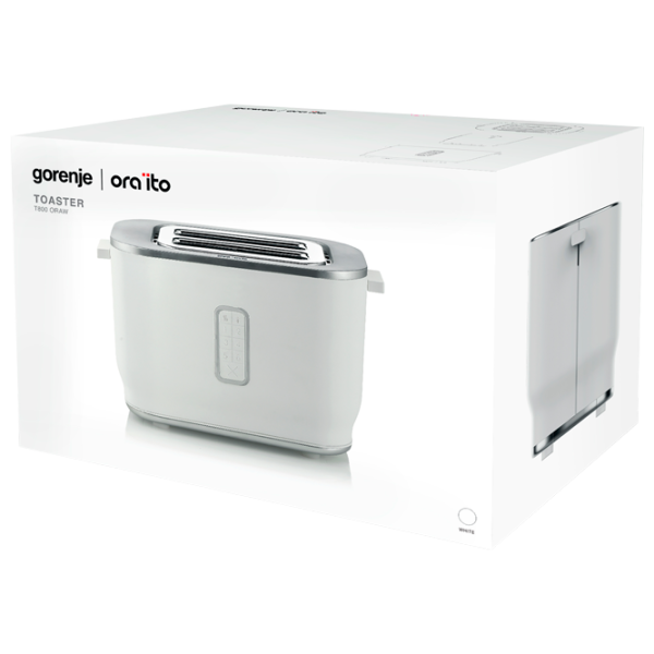 Тостер Gorenje T800ORAW Электронное/ 800 Вт/ Белый photo 5