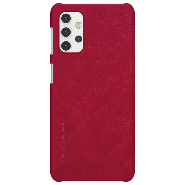 Husă pentru smartphone Samsung Galaxy A32 Nillkin/ Flip Cover/ Piele/ Red photo 2