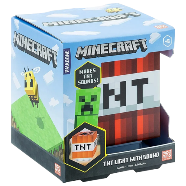 Настольная лампа фан Paladone Minecraft TNT Красный photo 2 Настольная лампа фан Paladone Minecraft TNT Красный photo 2