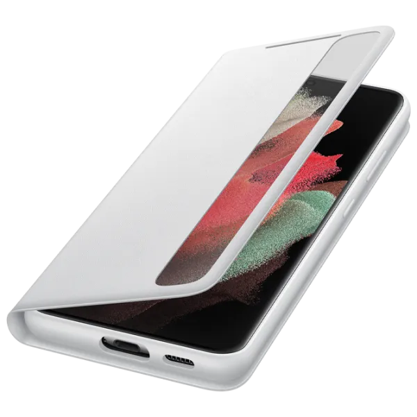 Husă pentru smartphone Galaxy S21 Ultra Samsung/ White photo 4