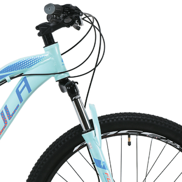 Велосипед Formula Alpina 27.5" 17.5" Алюминий/ Бирюзовый Оранжевый photo 4