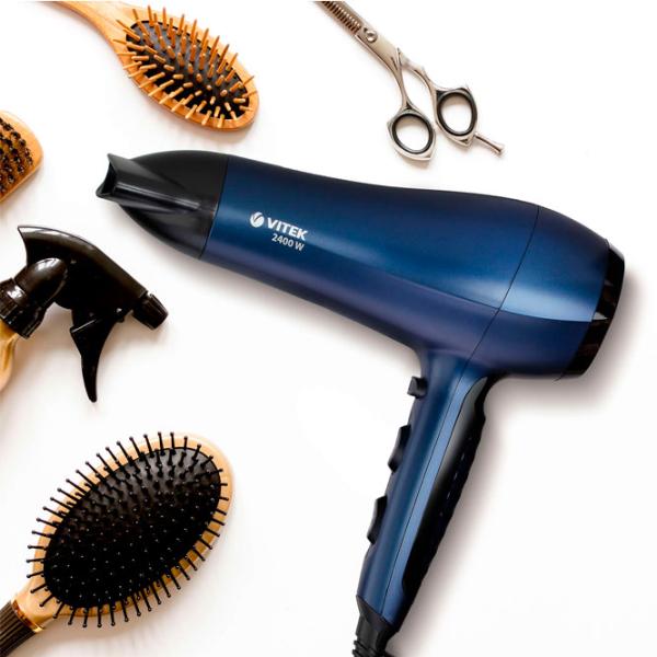 Uscător de păr Vitek VT-2530 2400 W / Blue photo 5