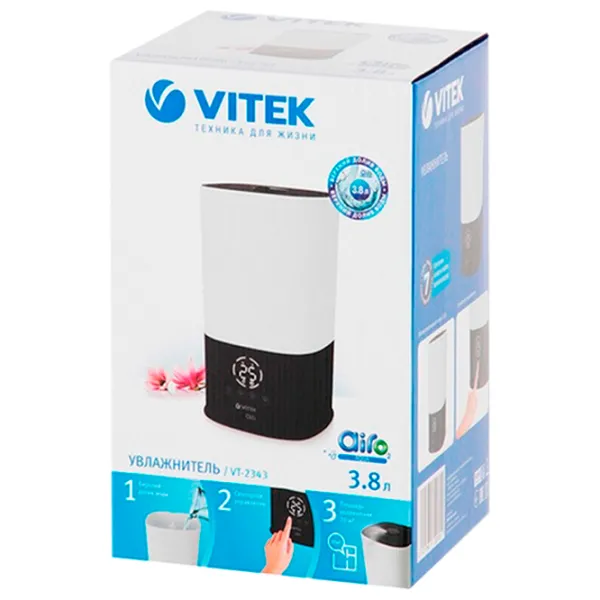 Umidificator de aer Vitek VT-2343 Cu ultrasunet/ White photo 5