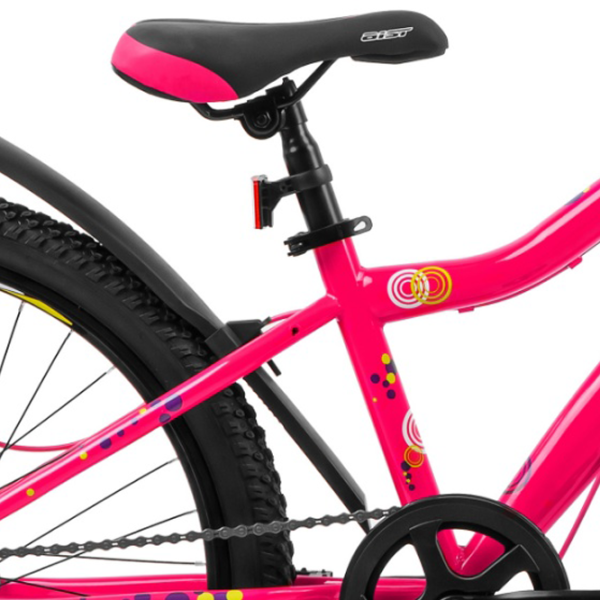 Bicicletă Aist Rosy Junior 24" 24" Aluminiu/ Pink Yellow photo 3