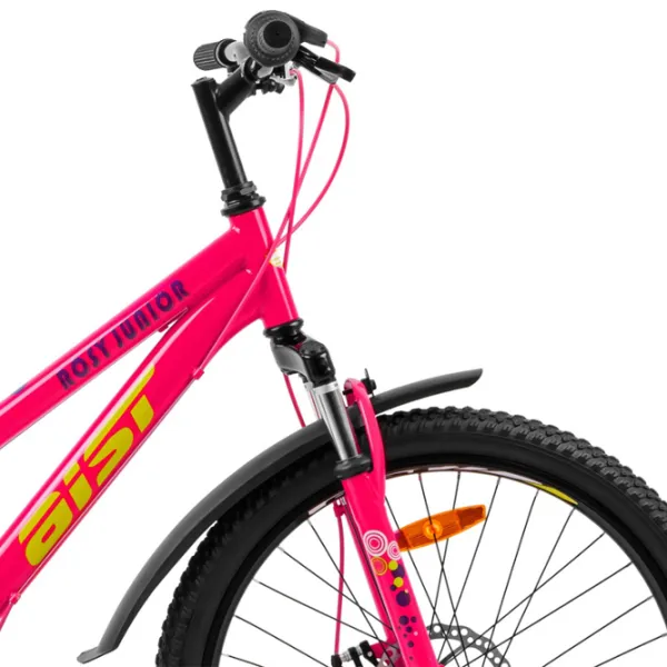 Bicicletă Aist Rosy Junior 24" 24" Aluminiu/ Pink Yellow photo 4