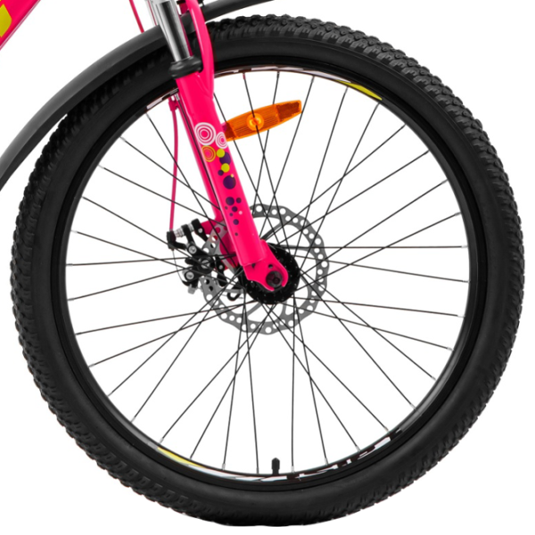 Bicicletă Aist Rosy Junior 24" 24" Aluminiu/ Pink Yellow photo 5