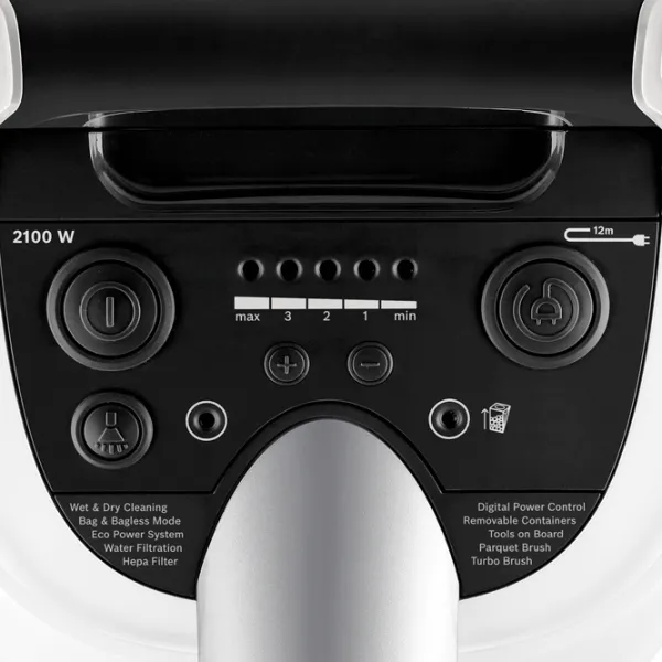Моющий пылесос Bosch BWD421PRO 2100 Вт / Черный Белый photo 5