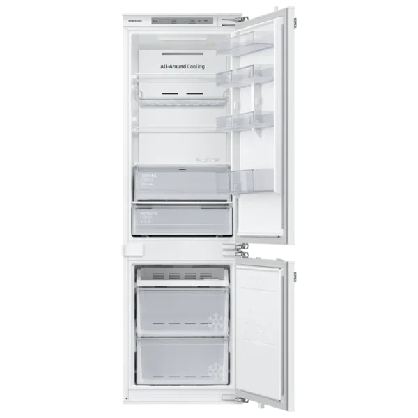 Frigider încorporabil Samsung BRB266150WW/UA cu congelator jos 264 l / 177.5 cm / White photo 3